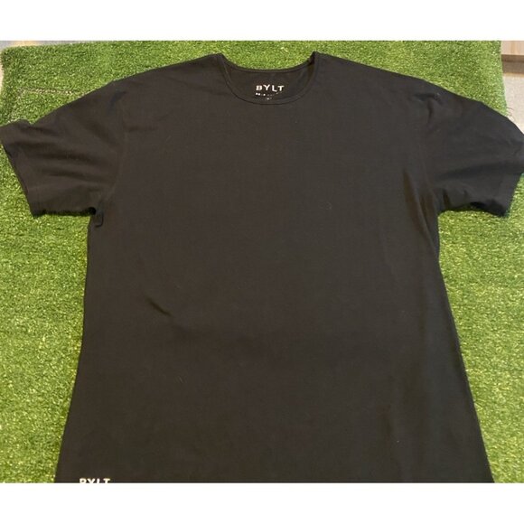 Bylt Basics shirt mens extra large black drop cut short sleeve lightweight 42 - Picture 4 of 10